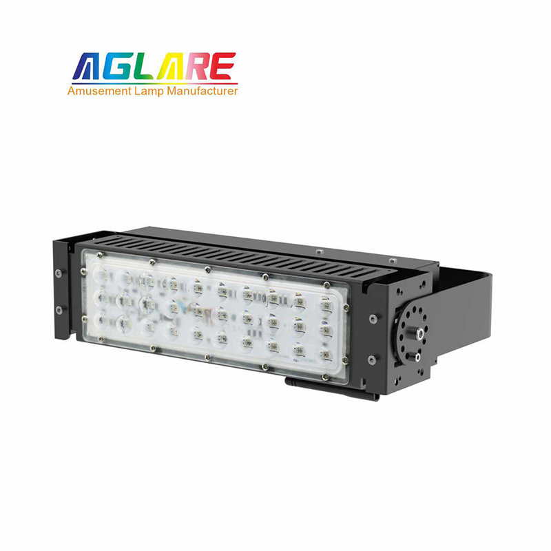 LED彩色投光灯 带？50W变色RGB泛光灯