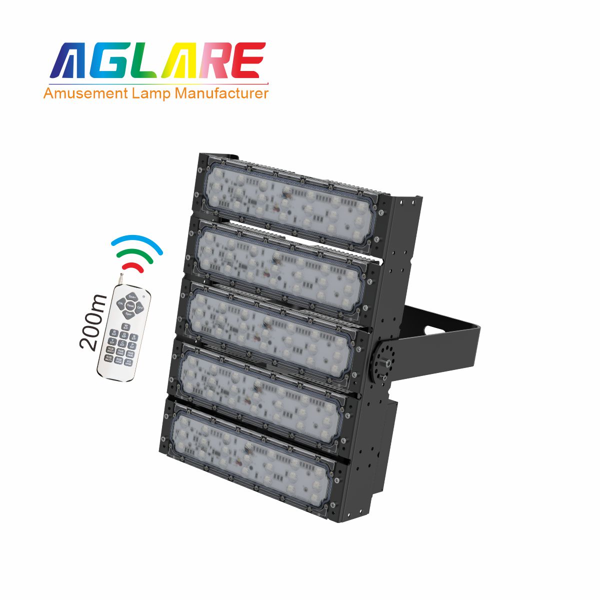 250W LED彩色投光灯RGB景观灯户表射灯带？仄