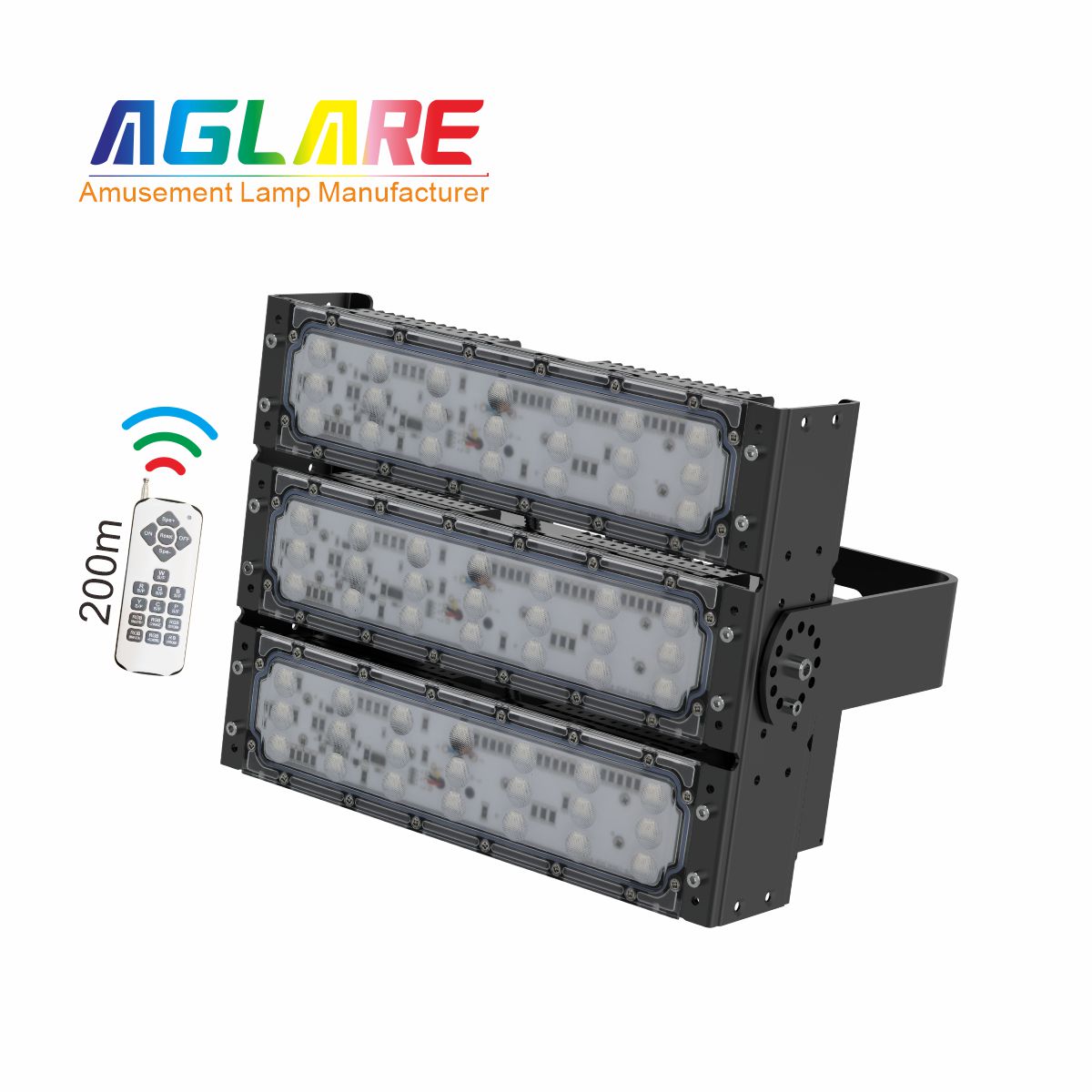 150W LED彩色泛光灯投光灯,变色户表射灯带？仄