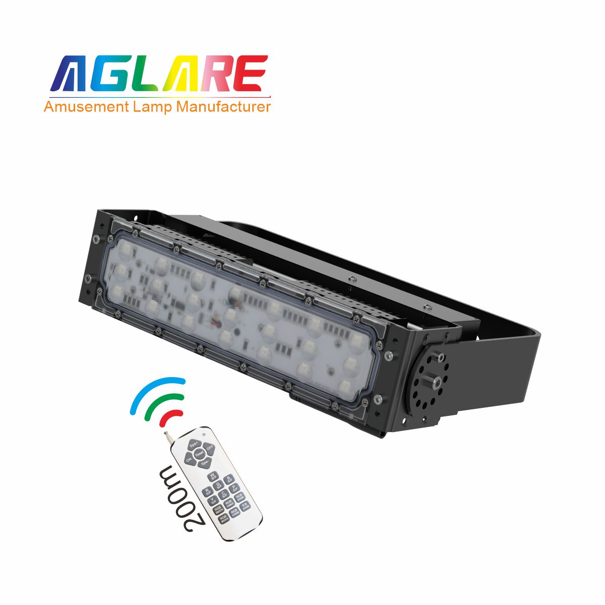 50W LED彩色投光灯带？仄