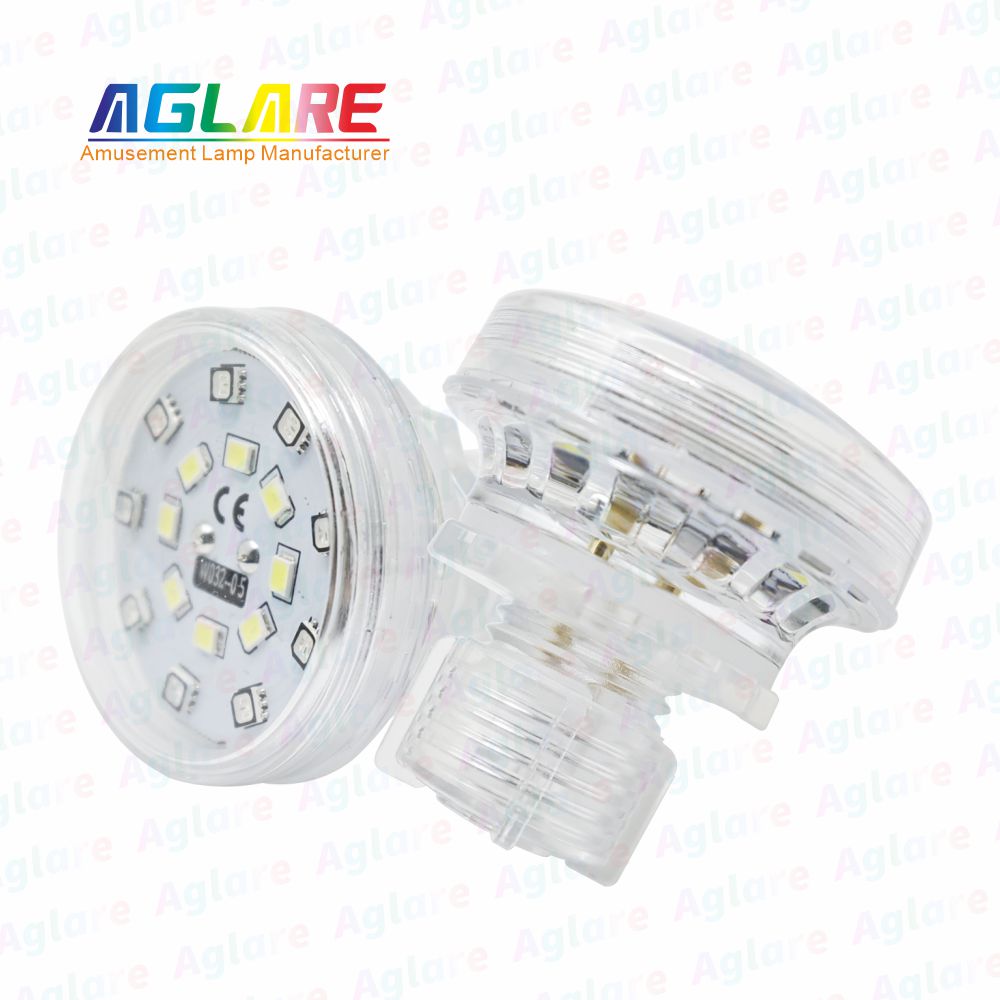 DW002法式1-16，AC24V 38mm RGB+W LED灯用于游乐设施